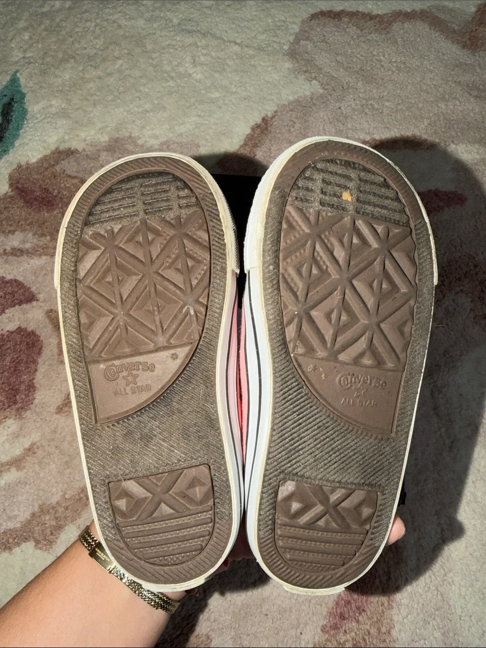 Converse Pink Flamingo Slip-On Girls Velcro Sneakers
